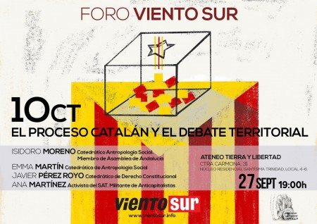 Sevilla: Coloquio sobre el proceso catalán