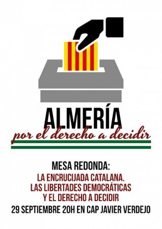 Almería: Mesa redonda sobre proceso catalán