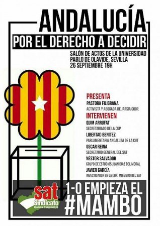 Sevilla: Acto por el derecho a decidir