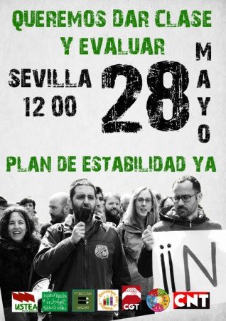 Sevilla: Manifestación docentes