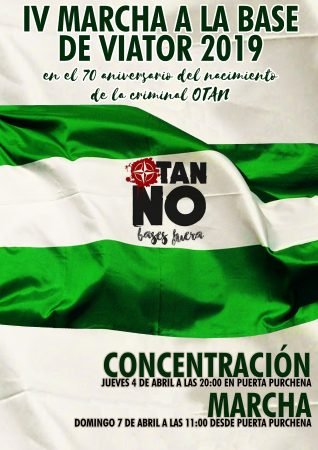Almería: Concentración anti-OTAN y IV marcha a Viator