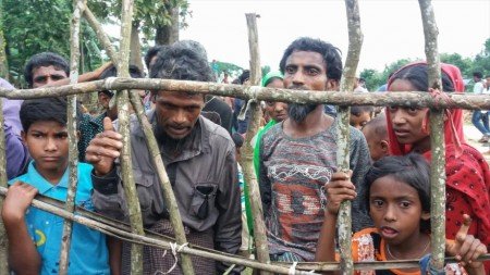 Refugiados rohingyas en el campo de refugiados de Kutupalong en Ukhiya, Bangladésh.