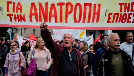 grecia huelga