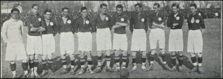 Foto de la selección andaluza ante del inicio del partido.