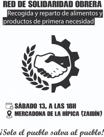 Granada: Recogida de alimentos de la Red de Solidaridad Obrera