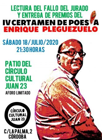 Córdoba: Premio poesía Enrique Pleguezuelos