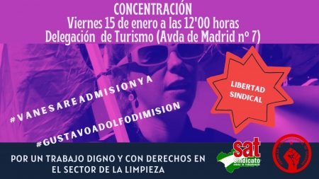 Granada: Concentración por la readmisión de Vanesa