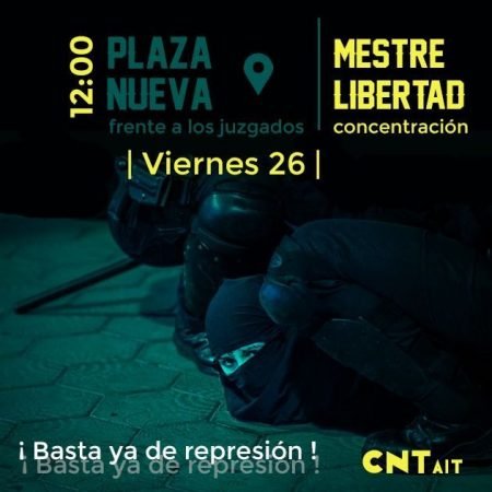 Granada: Concentración por la libertad de "Mestre"